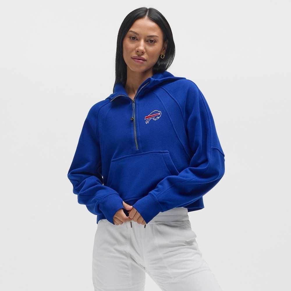 Lululemon x Buffalo Bills Women's XL/XXL Scuba Oversized Half-Zip Hoodie - Picture 12 of 12